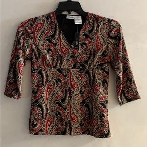 East 5th blouse size small petite new with tags